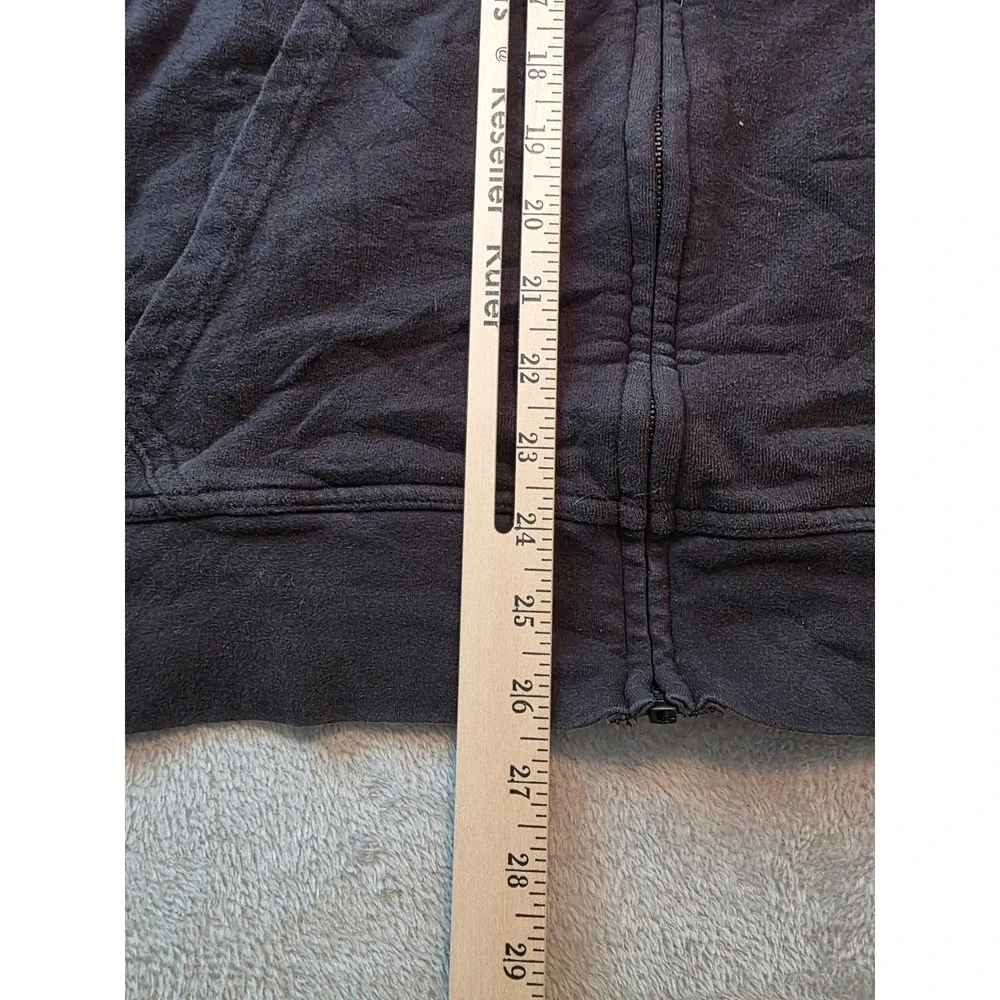 The North Face Sweatshirt Mens Black Xl  Full Zip Logo Hoodie Regular Fit